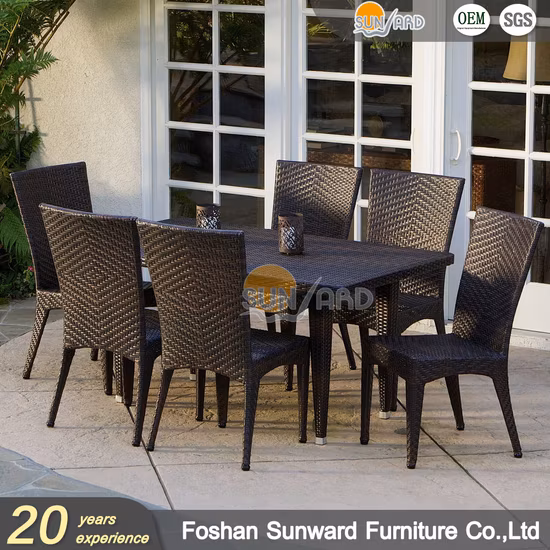 Großhandel Fabrikpreis Gartenstuhl Moderne Gartenmöbel Terrasse Freizeitsofa Rattanmöbel