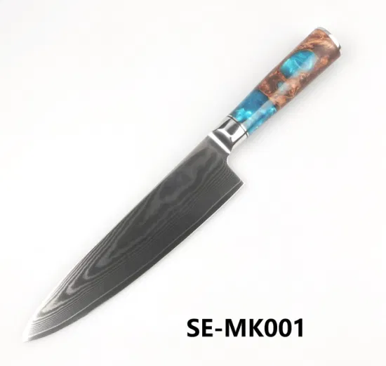 Hochwertiges Küchenmesser OEM/Damastmesser/gehämmertes Messer/Janpenese-Messer (SE