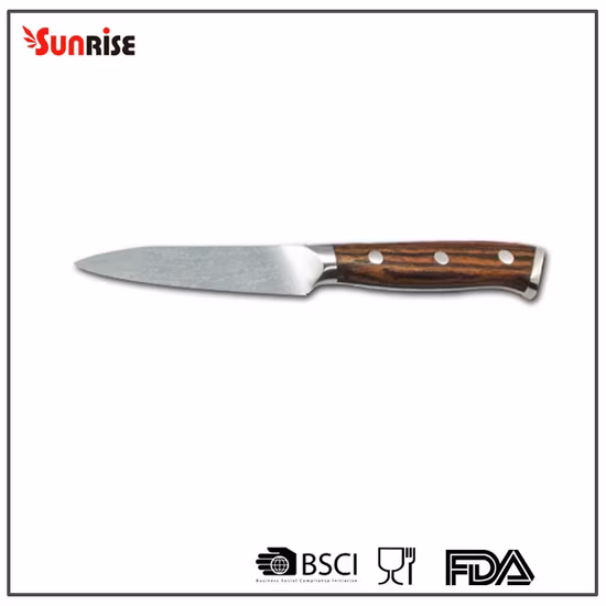 Professionelles Küchenmesser, 17,8 cm (7 Zoll) Hackmesser aus Damaststahl (KSK660)